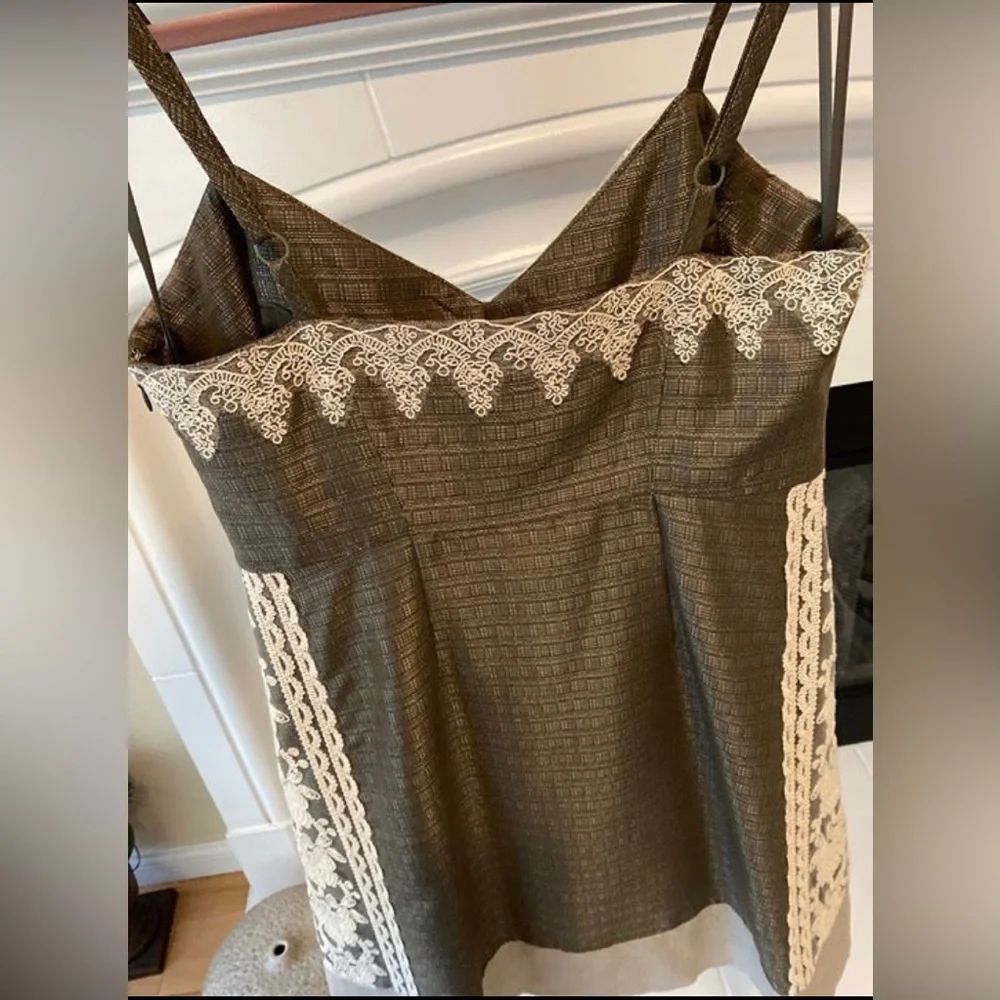 Anthropologie Moulinette Soeurs rainwashed shale dress sz 8 - Picture 5 of 10